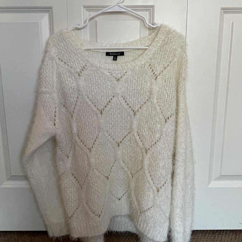 SUPER COZY creme sweater!!!